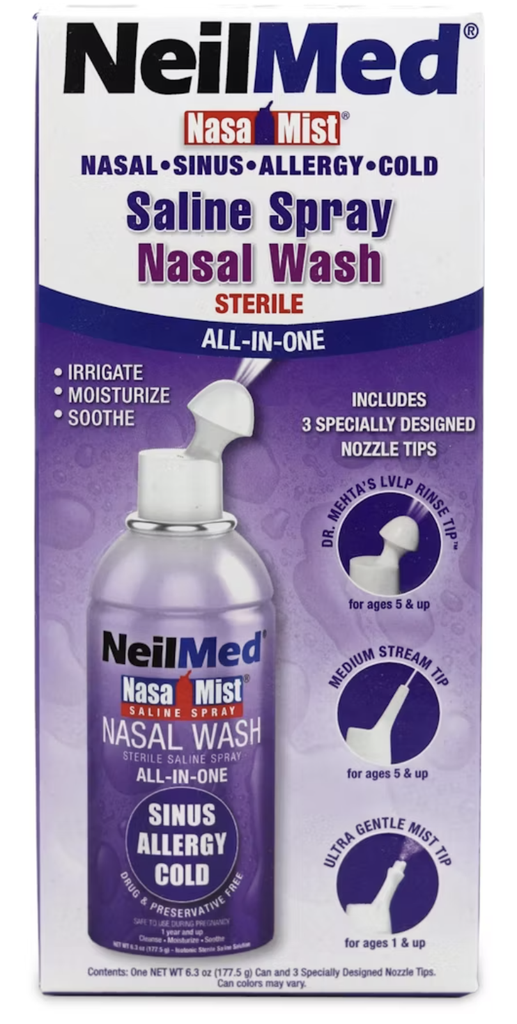 NEILMED SALINE SPRAY NASAL WASH 177,5G