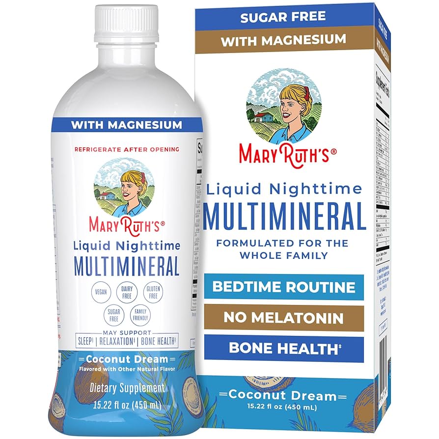 MARY RUTH'S LIQUID NIGHTTIME MULTIMINERAL 450 ML