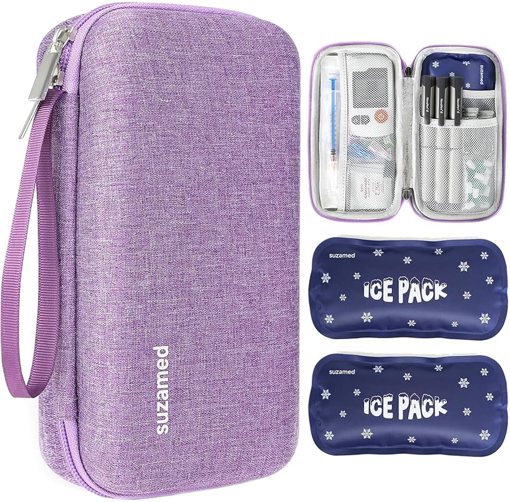 COOLER BAG PORTA INSULINA PURPLE SUZAMED