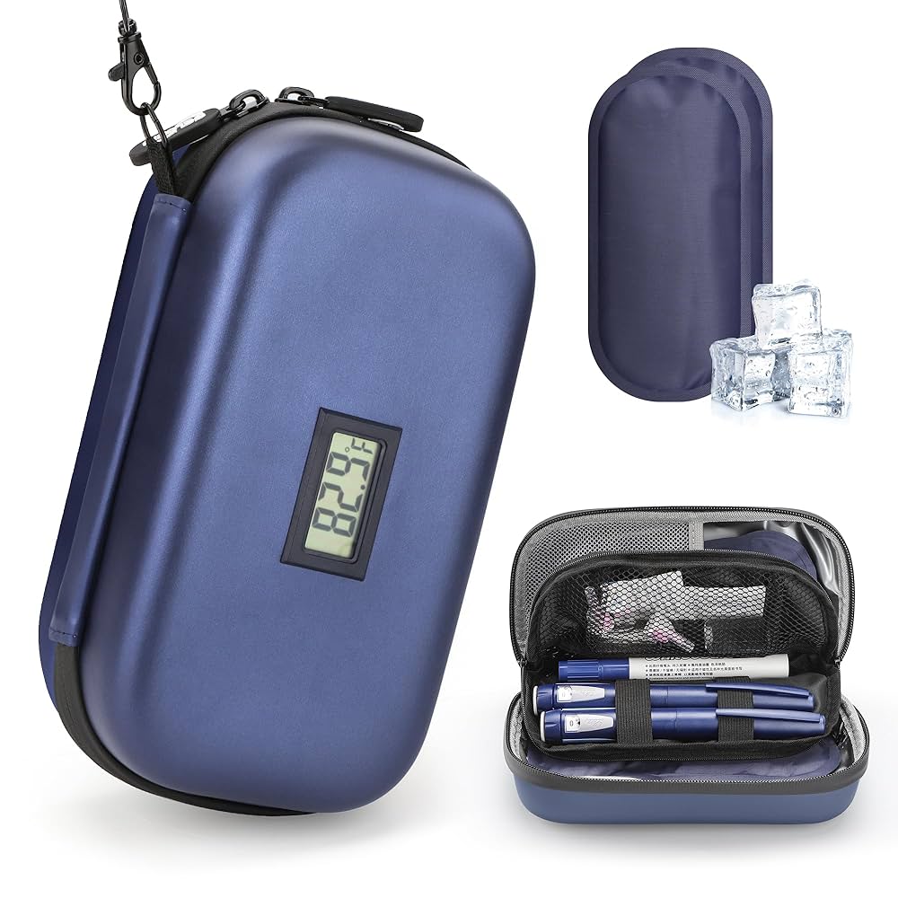 COOLER BAG PORTA INSULINA 24 HR CON PANTALLA