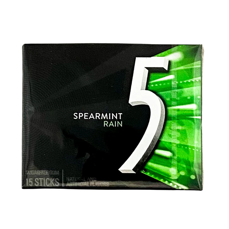 CHICLE FIVE SPEARMINT RAIN 15 STICKS