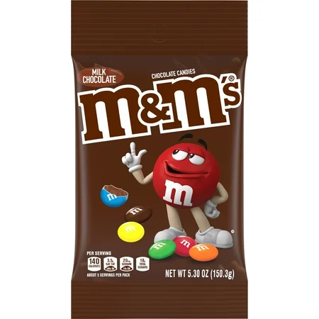 M&M MILK CHOCOLATE 150.3 GR