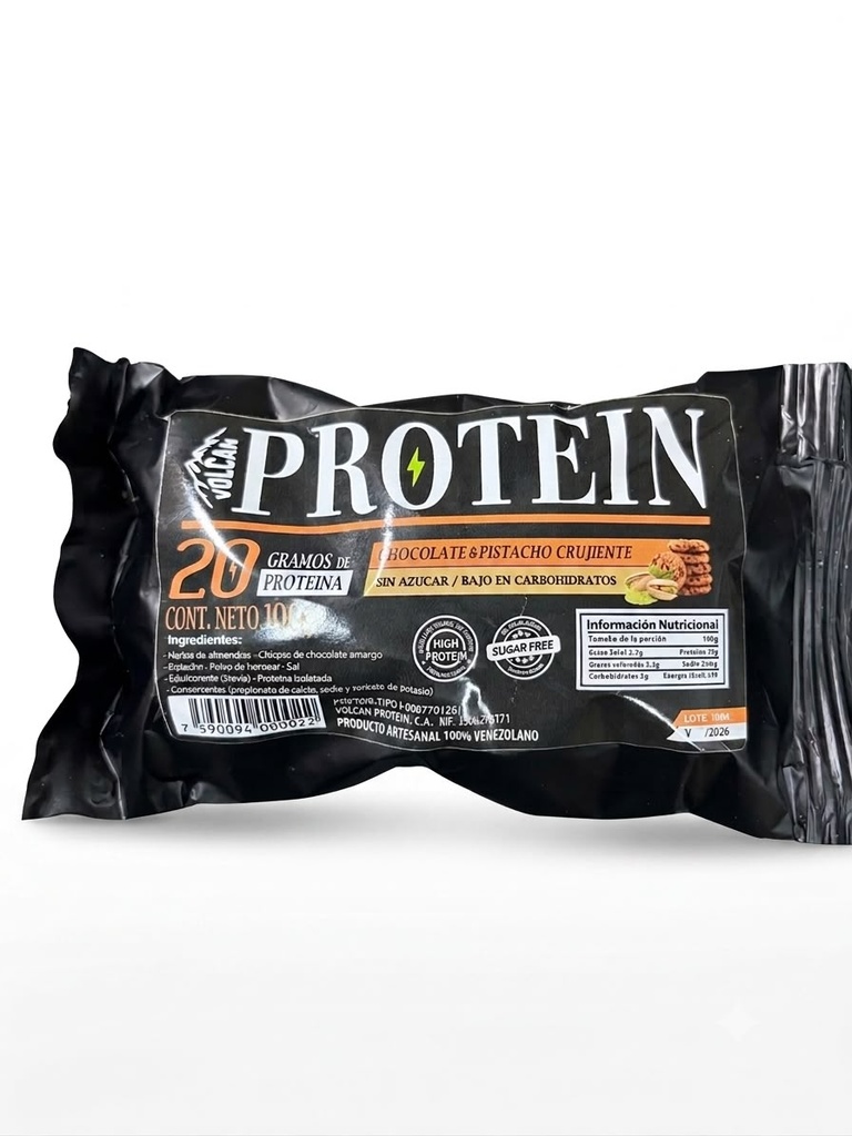 WILD PROTEIN CHOCO CHOCOLATE Y PISTACHO 100 GR