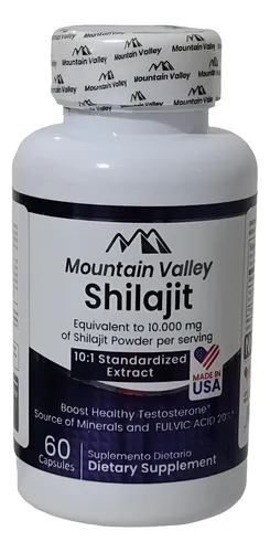 MOUNTAIN VALLEY SHILAJIT 1000 MG 60 CAP
