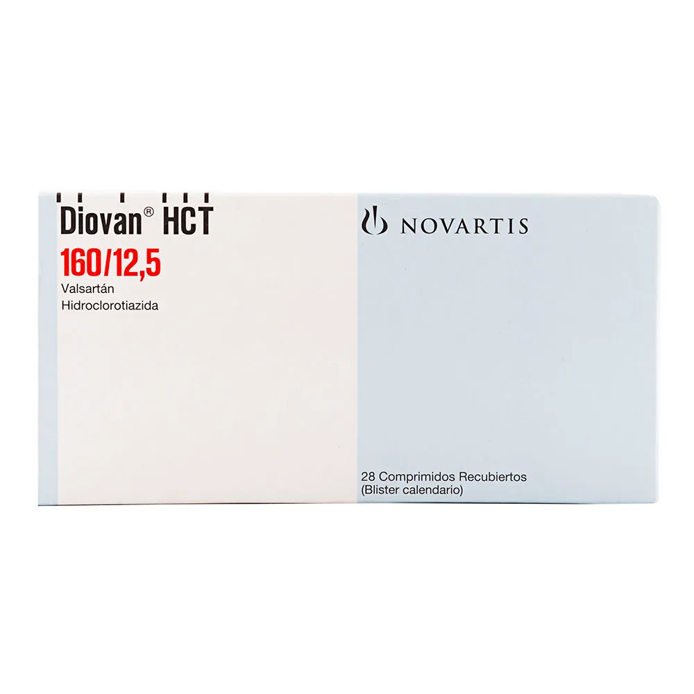 DIOVAN HCT 160/12.5MG X 28 COM NOVARTIS