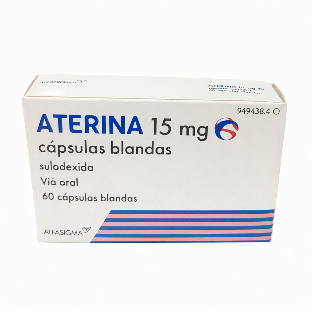 ATERINA 15MG 60 CAPSULAS BLANDAS ALFASIGMA