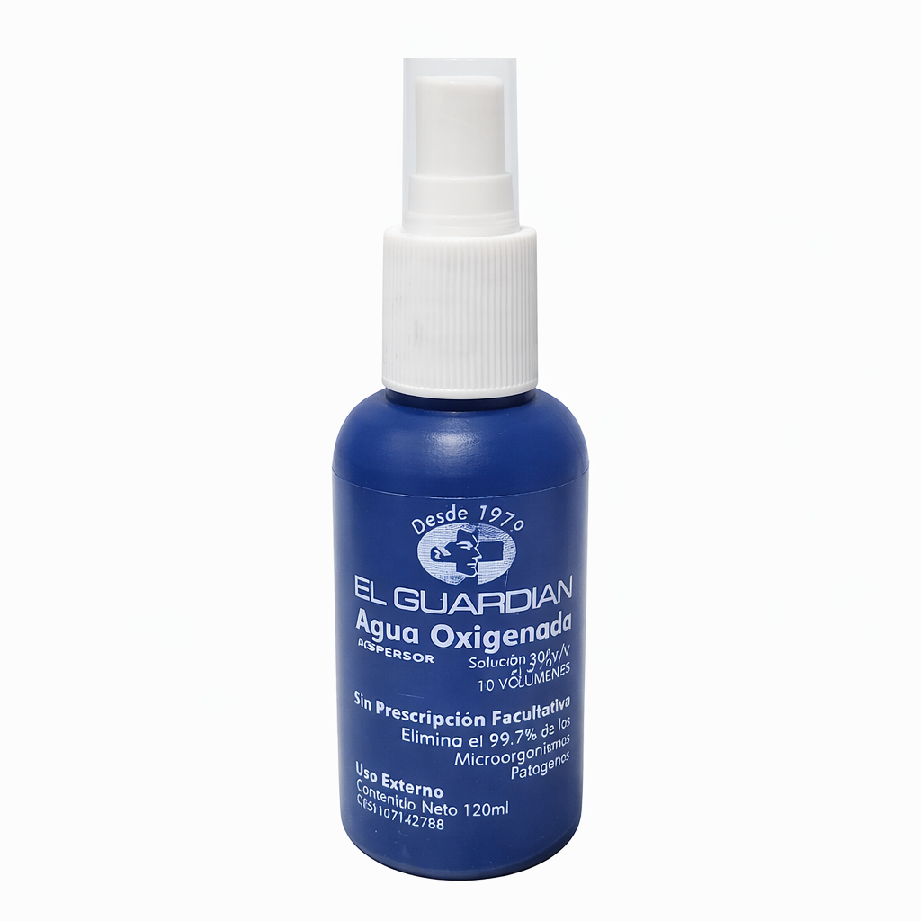AGUA OXIGENADA 3% 120ml GUARDIAN C/ATOMIZADOR