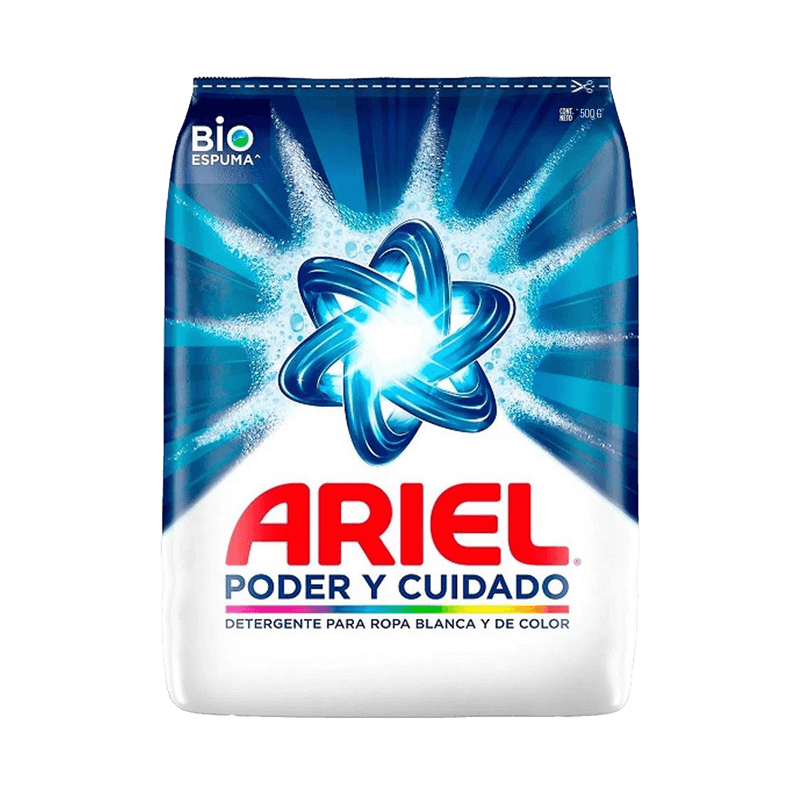 JABON EN POLVO ARIEL DOBLE PODER 500 GR