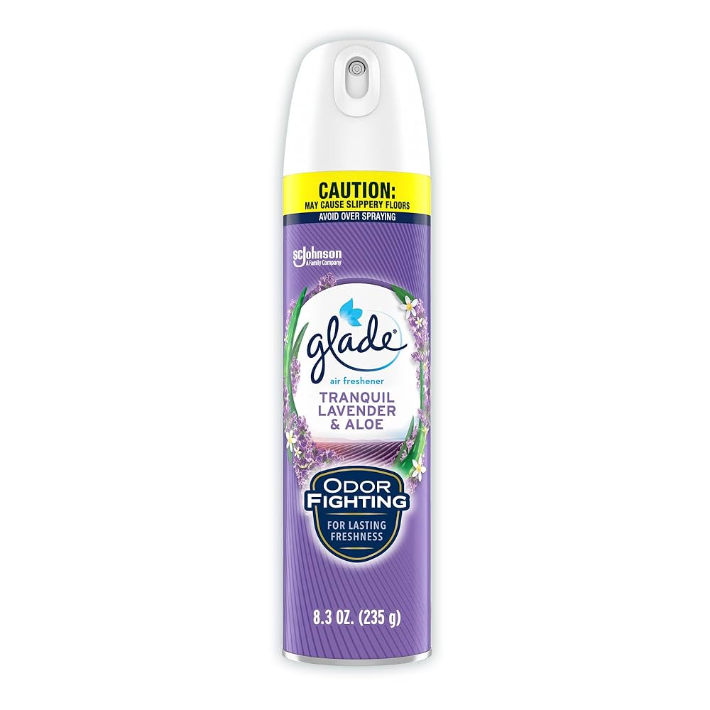 AROMATIZANTE GLADE EN SPRAY TRANQUIL LAVANDER 235 ML
