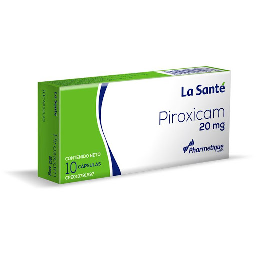 PIROXICAM 20MG x 10CAP LA SANTE