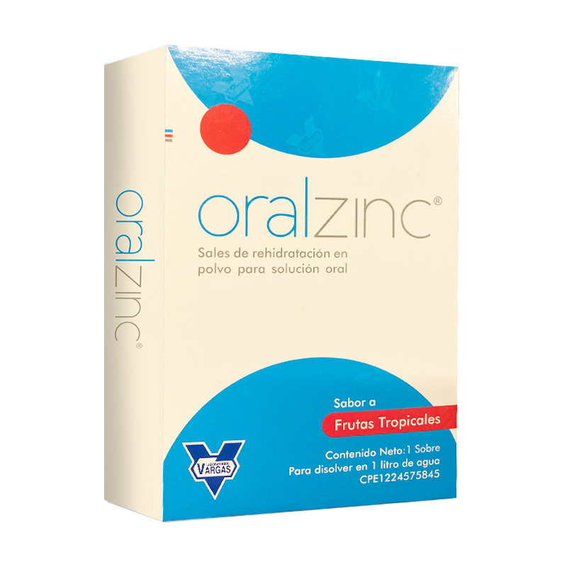 ORAL ZINC 1 SOBRE FRUTAS TROPICALES