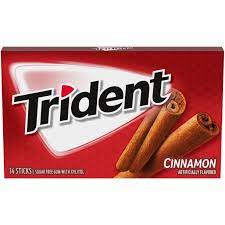 CHICLE TRIDENT CINNAMON 14 STICKS