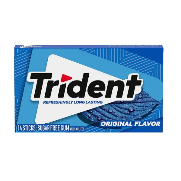CHICLE TRIDENT ORIGINAL FLAVOR 14 STICKS