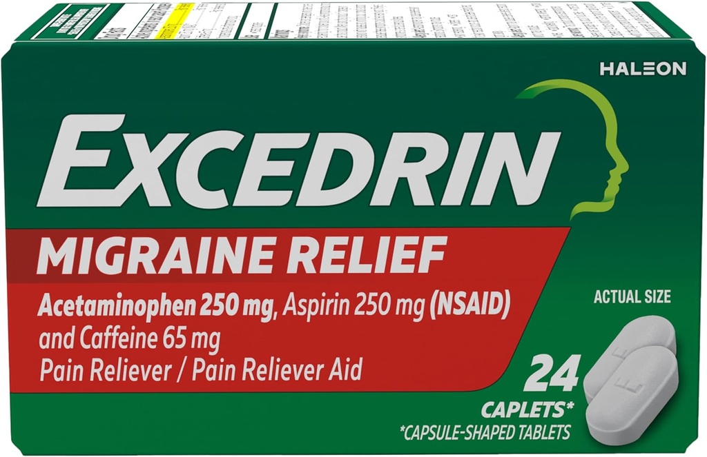 EXCEDRIN MIGRAINE RELIEF 24CAP