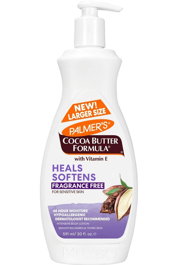 PALMERS COCOA BUTTER FORMULA WITH VITAMIN E FRAGANCE FREE 591 ML