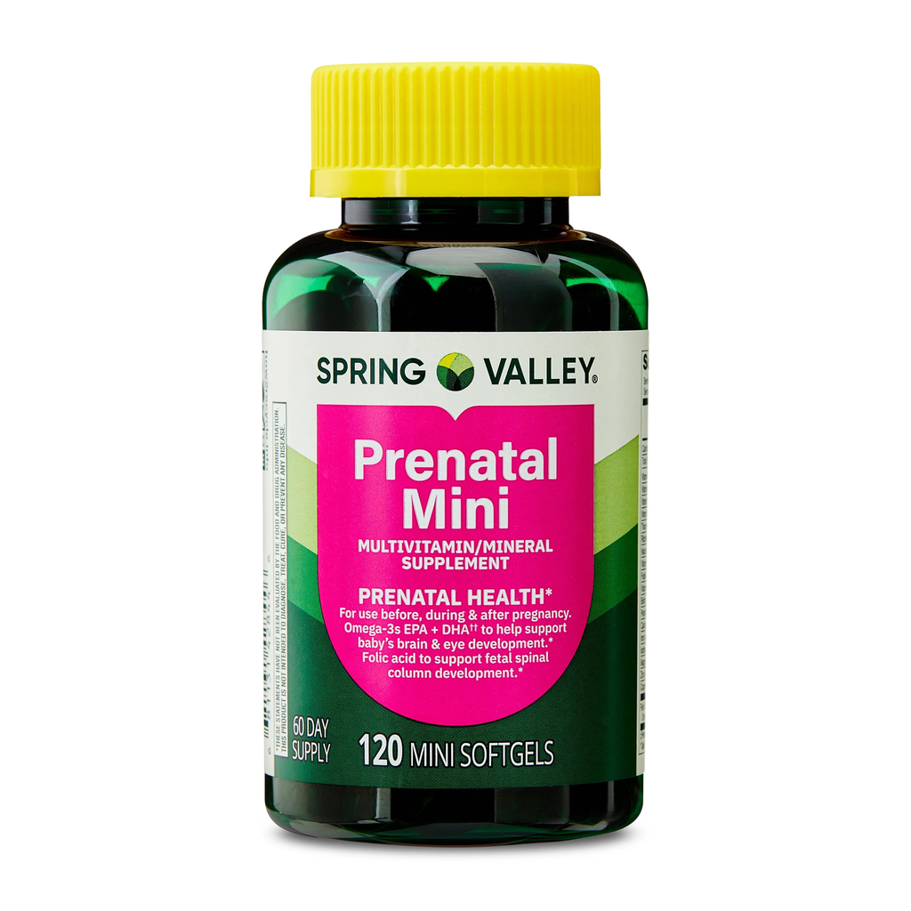 MINI PRENATAL 120 MINI SOFTGELS SPRING VALLEY