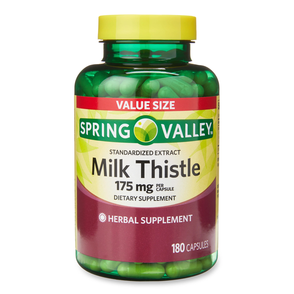 MILK THISTLE 175MG X 180 CAPS SPRING VALLEY