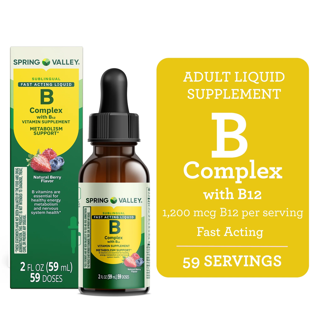 VITAMINA B COMPLEX 59ML SPRING VALLEY