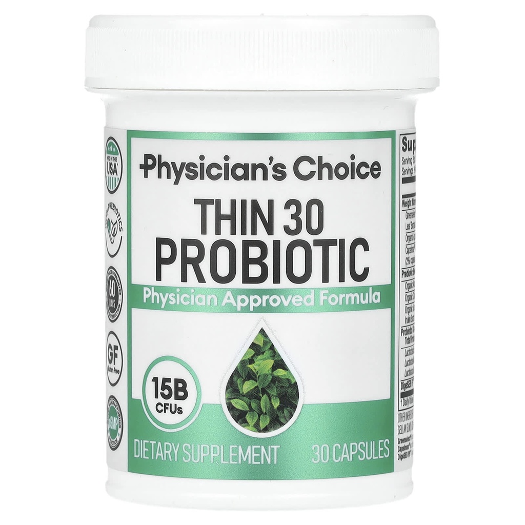THIN 30 PROBIOTIC 30CAPS PHYSICIANS CHOICE