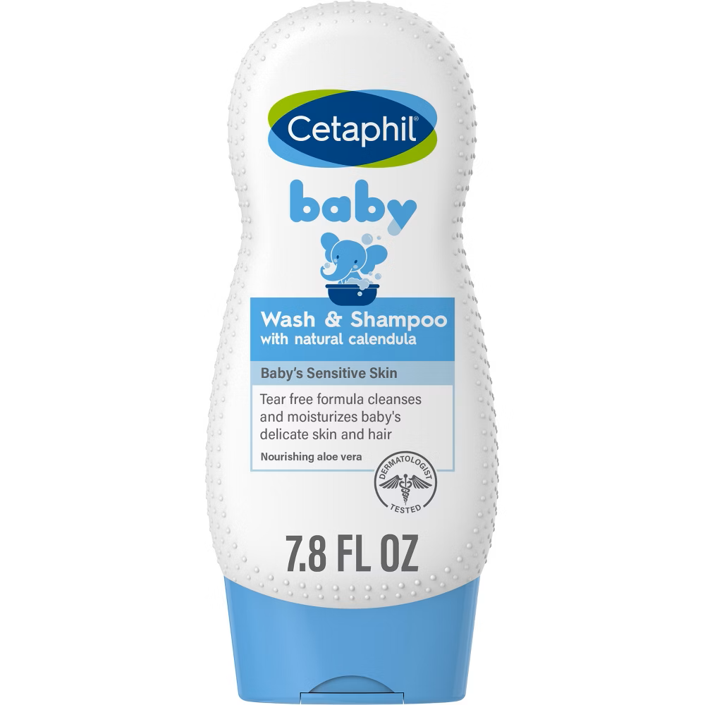 CETAPHIL BABY MOISTURIZING BODY WASH AND SHAMPOO 230 ML