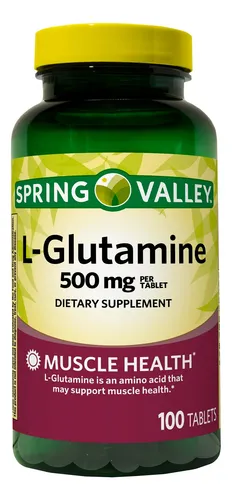 L-GLUTAMINE 500mg x 100 TABLETAS SPRING VALLEY