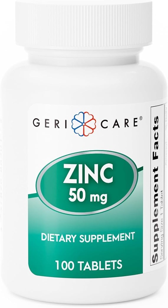 ZINC 50MG X 100 TAB GERICARE