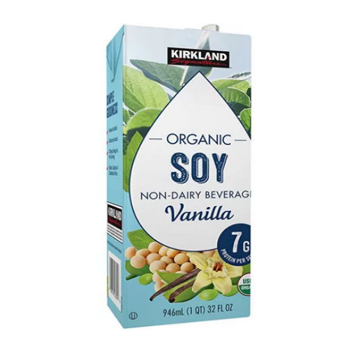 LECHE ORGANIC SOYA VAINILLA KIRKLAND 946 ML