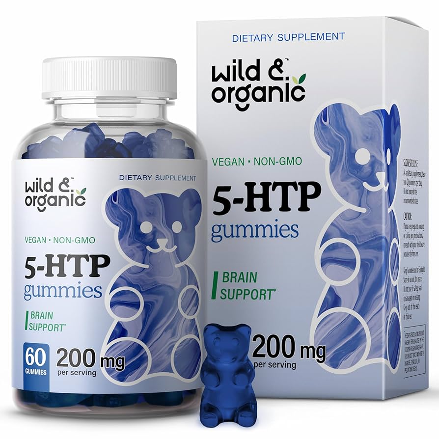 5-HTP 200mg x 60 GUMMIES WILD&ORGANIC