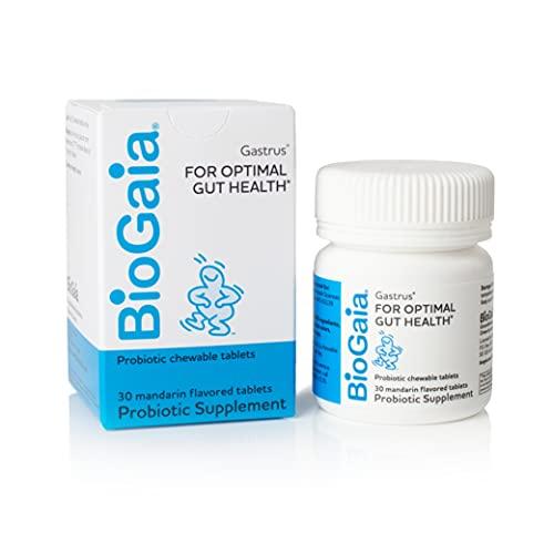 BIOGAIA GASTRUS KID FOR OPTIMAL GUT HEALTH 30 CHEWABLE TABLETS