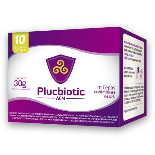 PLUCBIOTIC 30G X 10 SOBRES ZACPHARMA