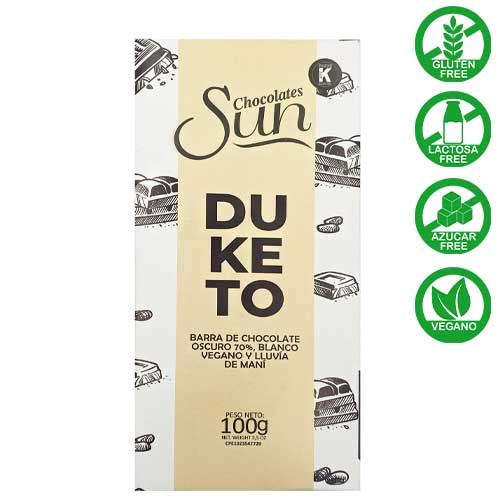 CHOCOLATE SUN DUKETO 70% CACAO 100 GR