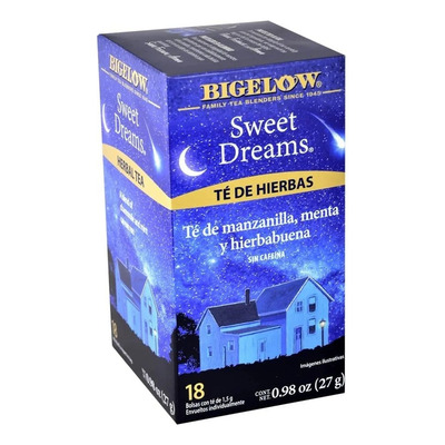 TE BIGELOW SWEET DREAMS HERBAL TEA 27 GR