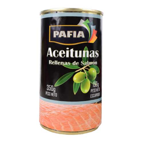 ACEITUNA CON SALMON PAFIA 350 GR