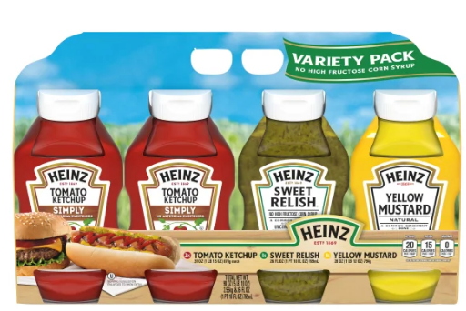 SALSAS HEINZ PICNIC PACK 4 UNID