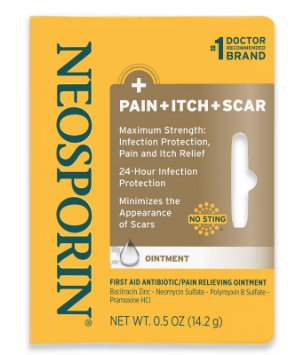 NEOSPORIN UNGUENTO PAIN + ITCH + SCAR 14.20G