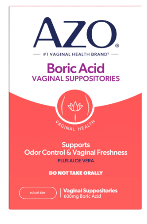 AZO BORIC ACID SUPOSITORIOS VAGINAL 14 UNID 600 MG