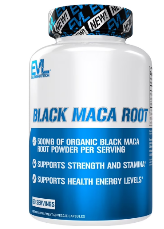 BLACK MACA ROOT 500 MG 60 CAP EVOLUTION NUTRITION