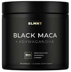 BLACK MACA ASHWAGANDHA 60 CAP TERRA ELMNT