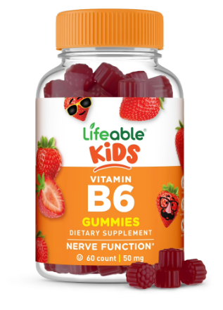 VITAMINA B6 60 GUMMIES LIFEABLE KIDS