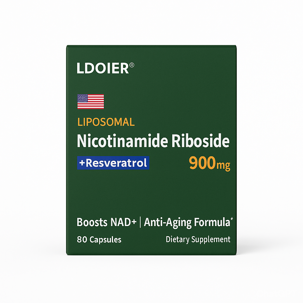 LIPOSOMAL NICOTINAMIDE RIBOSIDE + RESVERATROL 900 MG 80 CAP LDOIER