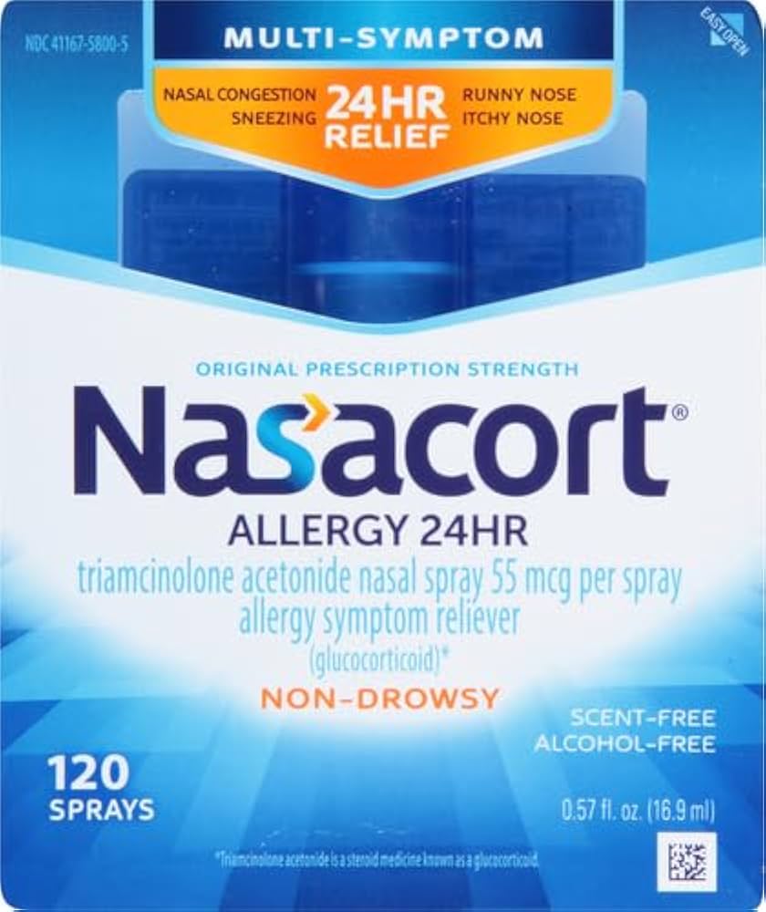 NASACORT ALLERGY 24HR 120 SPRAYS CON ESTUCHE