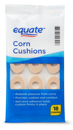 CORN CUSHIONS 18 UNID EQUATE