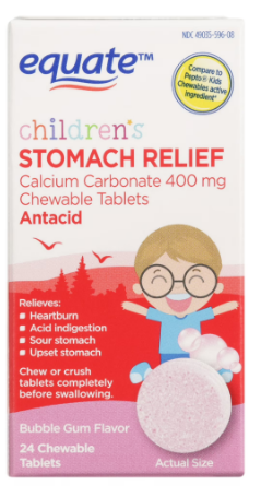 CHILDRENS STOMACH RELIEF 24 CHEWABLE
