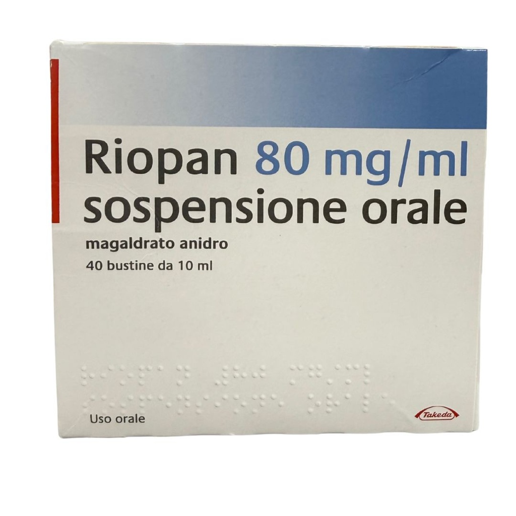 RIOPAN 80MG/ML 40 SOBRES TAKEDA