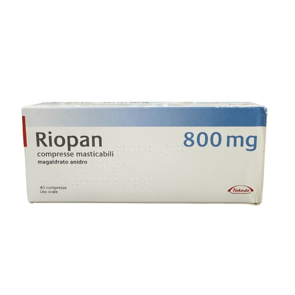 RIOPAN 800 MG 40 TABLETAS TAKEDA