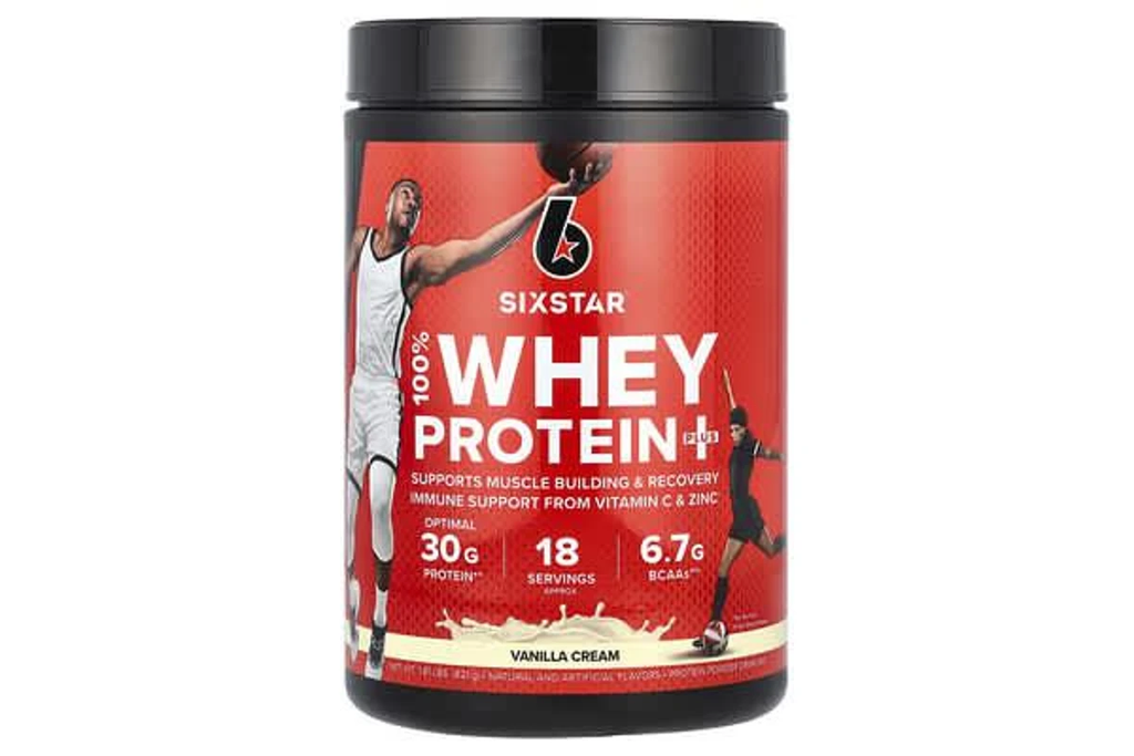 WHEY PROTEIN PLUS SABOR VAINILLA 816G SIXSTAR