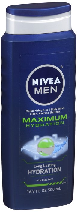 NIVEA MEN MAXIMUM HYDRATION 3 IN 1 ALOE VERA GEL DE DUCHA 500ML