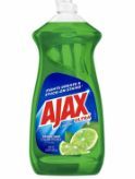 LAVAPLATOS AJAX LIME SCENT & VINEGAR 828 ML
