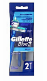 AFEITADORA GILLETTE BLUE II PLUS 2 UNID