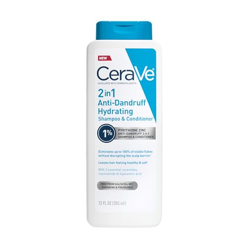 CERAVE 2 IN 1 ANTI-DANDRUFF HYDRATING SHAMPOO & CONDITIONER 355ML